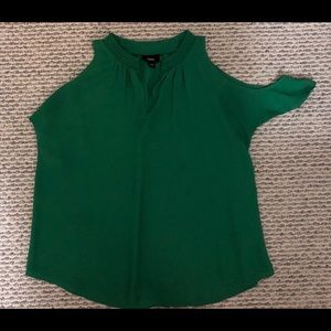 Green Tank Blouse